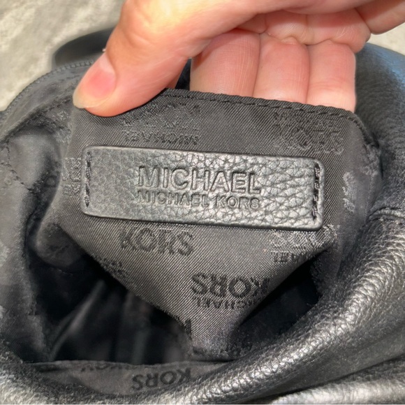 Michael Kors Women’s Black Leather Boho Y2K Shoulder Bag - Picture 7 of 7